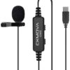 CKMOVA LCM2C Lavalier Microphone for USB-C